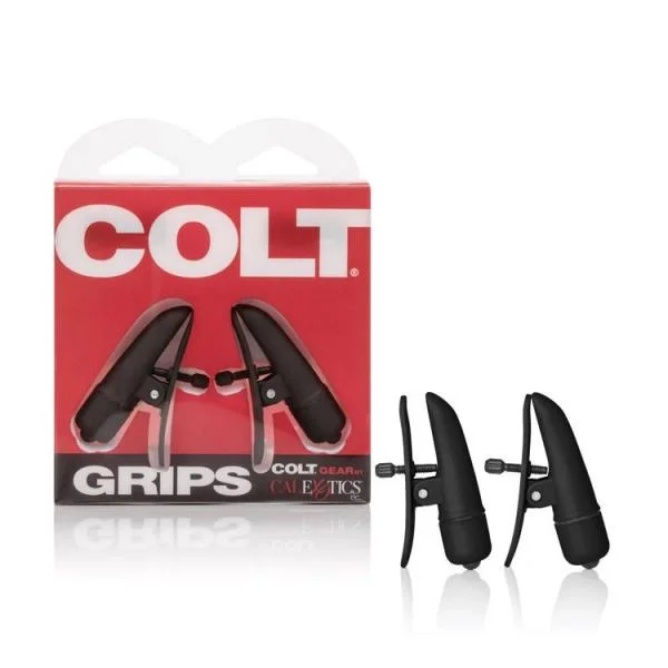 Colt Grips Vibrating Nipple Clamps Black — image 4 of 8