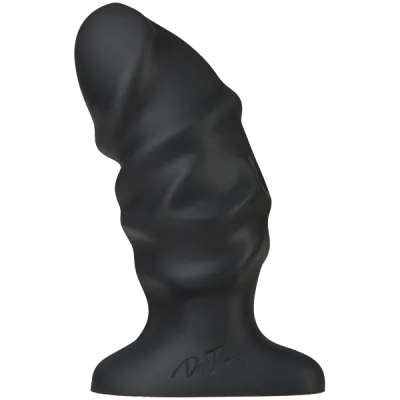 Platinum Premium Silicone The Raging Anal Plug Black 4 3 Inch