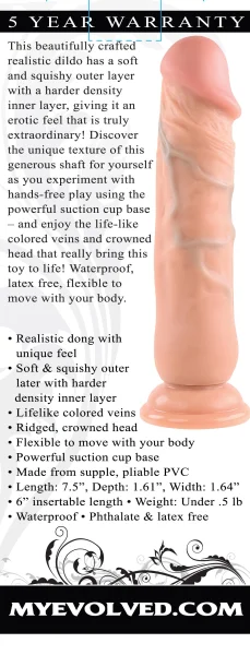 Realistic Dong - 7 Inches - Light
