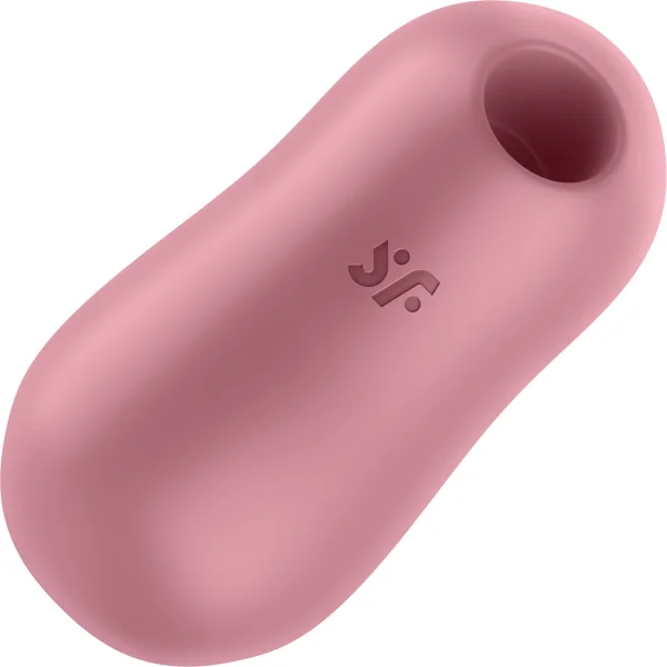 Satisfyer Cotton Candy Pressure Wave Rechargeable Waterproof Clitoral Stimulator - Pink