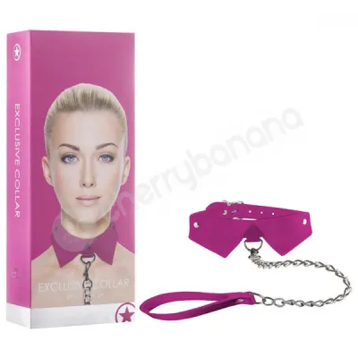 Ouch Pink Exclusive Collar Leash