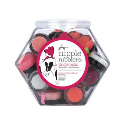 Nipple Nibbler Cool Tingle Balm Assorted Bag 36 Pcs 3 G Refill For Display Bowl