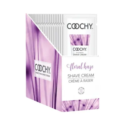 Coochy Shave Cream Floral Haze Foil 15ml 24pc Display