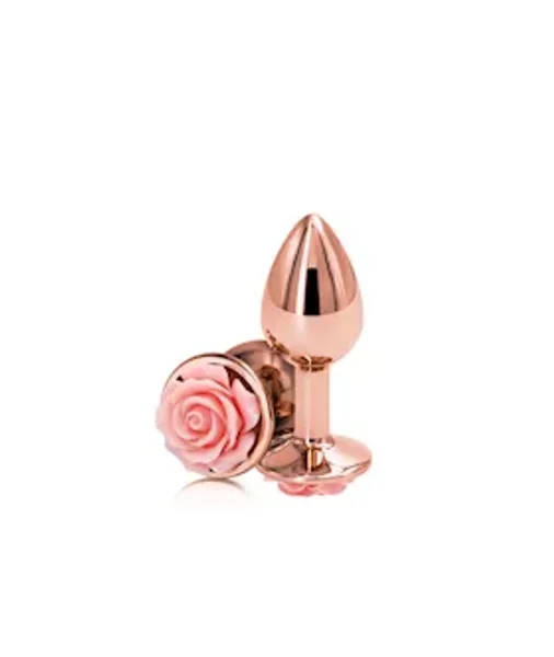 Rose Buttplug - 3 Inch - Pink — image 3 of 4