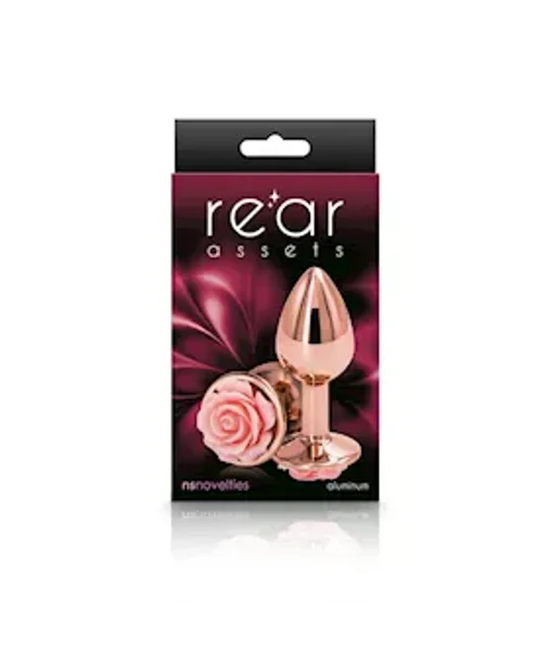 Rose Buttplug - 3 Inch - Pink — image 4 of 4