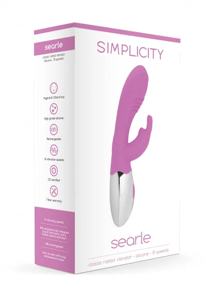 Searle Classic Rabbit Vibrator - Pink — image 7 of 8