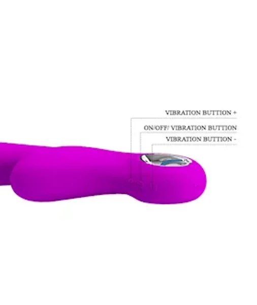 Carol Double Delight Rabbit Vibrator - Pink - 7.4 Inch — image 13 of 14