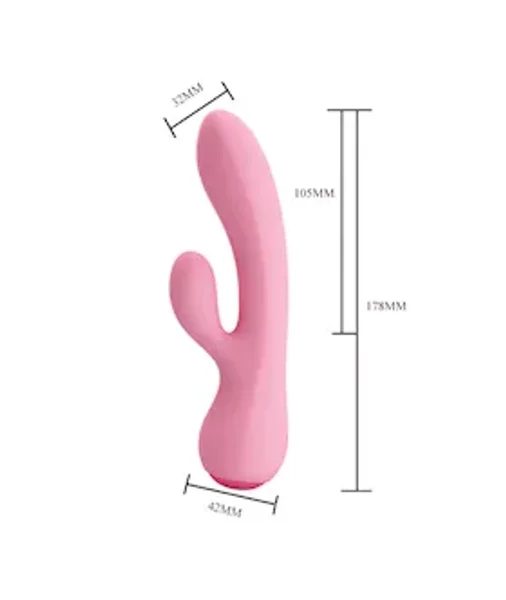 Zack Rabbit Vibrator - Pink - 7 Inch — image 13 of 16