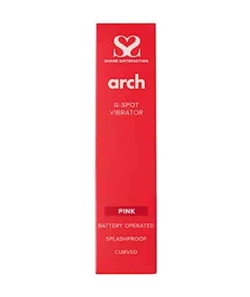 Share Satisfaction Arch G-spot Vibrator - Pink - 8.2 Inch — image 7 of 8