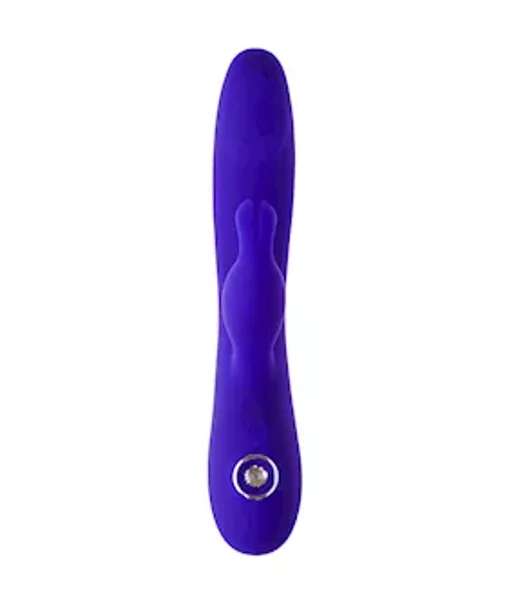 Share Satisfaction Azure Rabbit Vibrator - Blue - 8.6 Inch — image 10 of 10