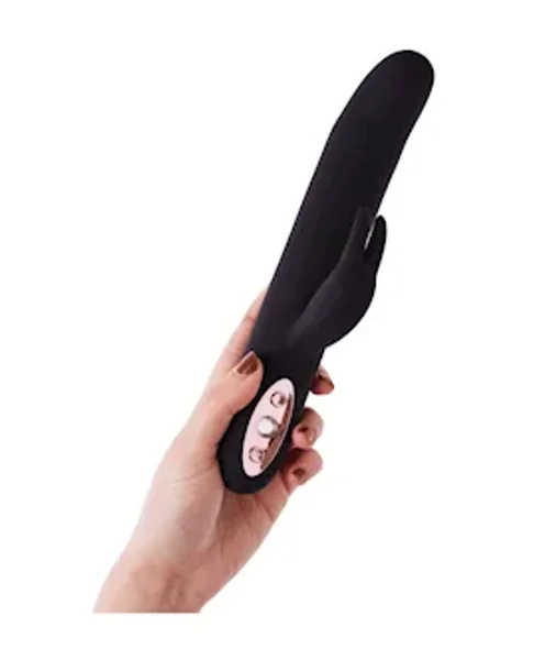 Share Satisfaction Ruslan Rocking And Gyrating Rabbit - Black - 9.3 Inch — image 9 of 12
