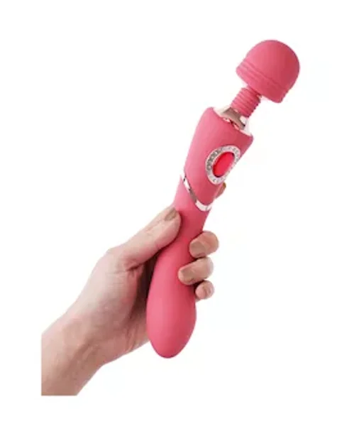 Share Satisfaction Sana Luxury Gemmed Wand - Pink - 9.5 Inch — image 8 of 10