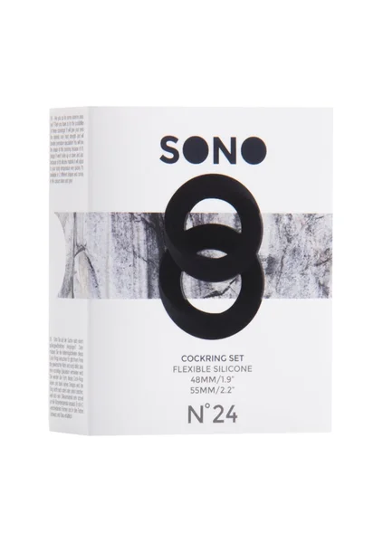Sono No 24 Cockring Set - Black — image 8 of 8