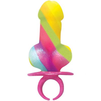 Rainbow Cock Ring Pop Lolly