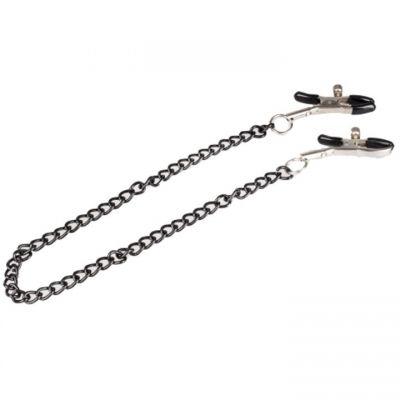Bondara Black Chain Nipple Clamps