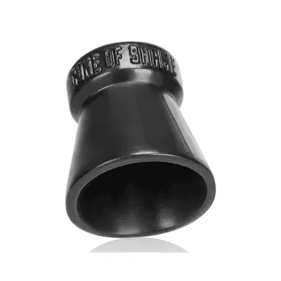 Cone Of Shame Chastity Cockring Black