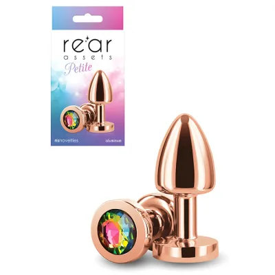 nsnovelties Rear Assets Petite 2 3 Jewelled Butt Plug