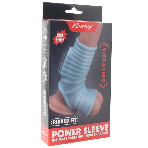 Power Sleeve Ribbed Vibrating Enhancer