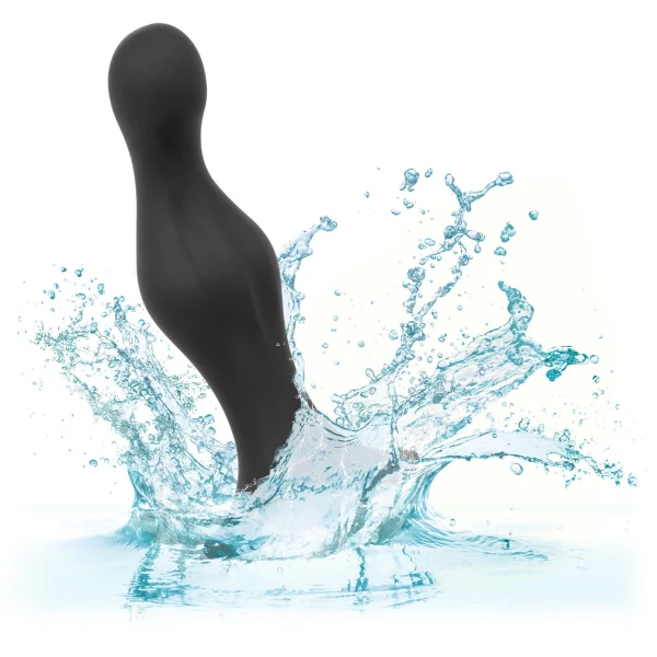 Silicone Anal Ripple 3 Piece Butt Plug Kit By CalExotics - Black