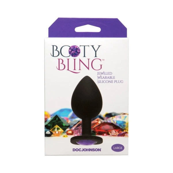 Booty Bling Jeweled Wearable Butt Plug Large — image 21 of 22
