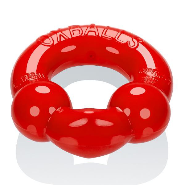 Ultraballs 2 Pack Cockring Steel And Red — image 7 of 10