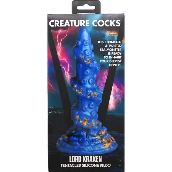 Lord Kraken 8.3" Silicone Suction Cup Dildo By Creature Cocks