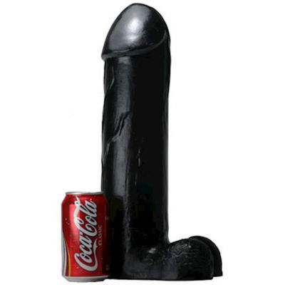 The Titan Dildo Black 17 Inch