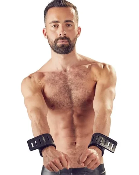 Leather Wrist Restraints - Black