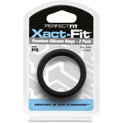 Xact Fit 1 6 Cock Rings x2