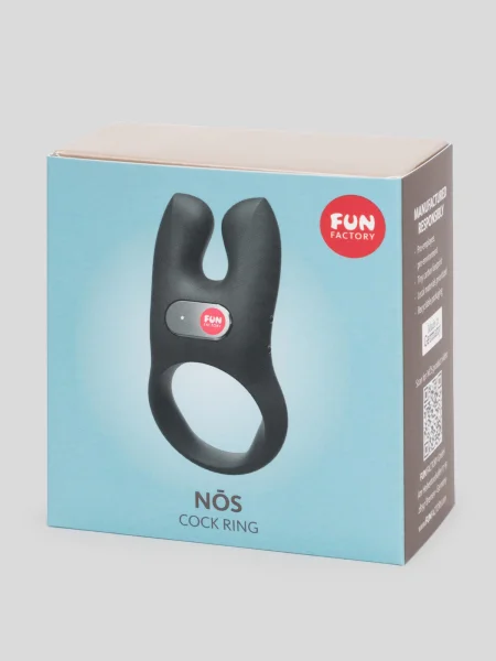Fun Factory NOS Black Couple's Silicone Cock Ring