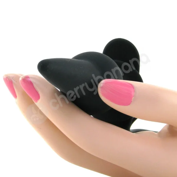 Tinglers II Black Vibrating Butt Plug