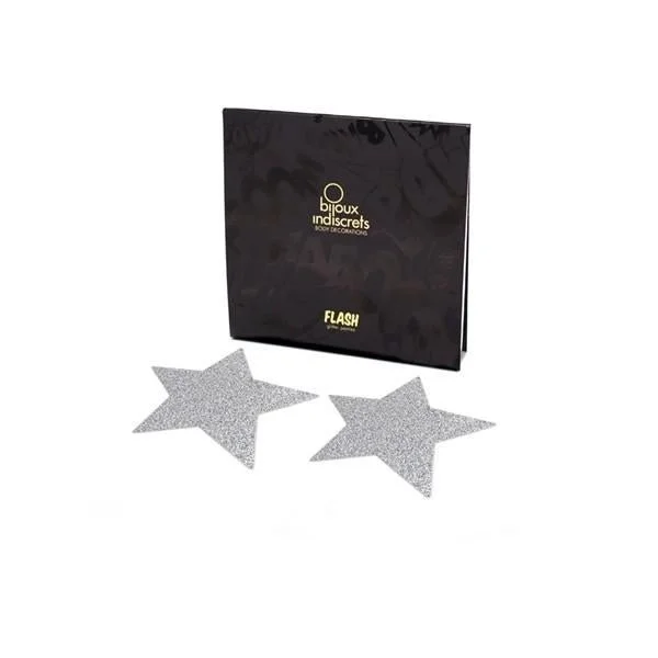 Flash Star Silver Pasties