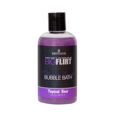 Big Flirt Pheromone Infused Bubble Bath Tropical Tease 8 Fl Oz