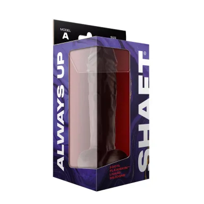 Shaft Model a 10 5 Inch Liquid Silicone Dong With Balls Mahogany