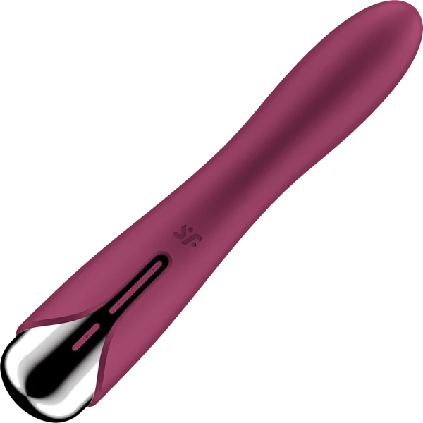 Satisfyer Spinning Vibe 1 Rechargeable Waterproof Silicone G-Spot Vibrator - Red