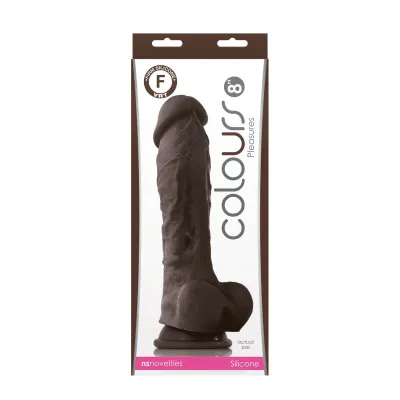 COLOURS Pleasures 8 in REALISTIC SILICONE DILDO