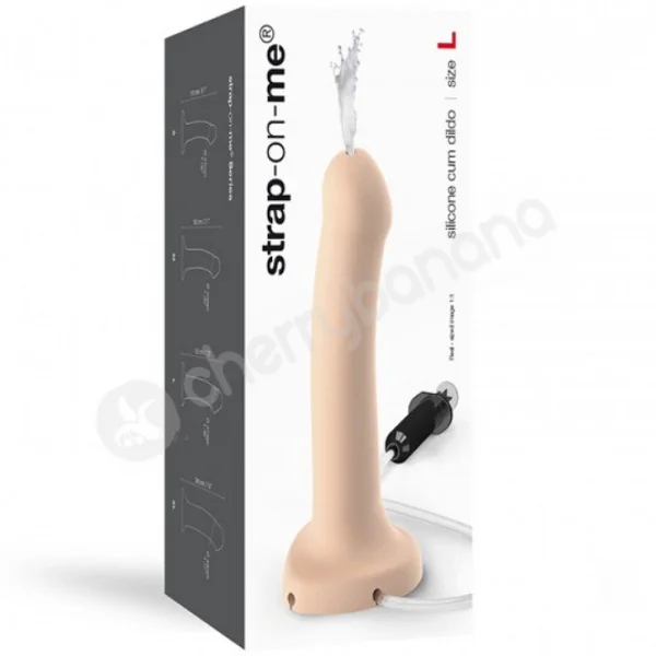 Strap-On-Me Semi Realistic Flesh Squirting Cum Dildo