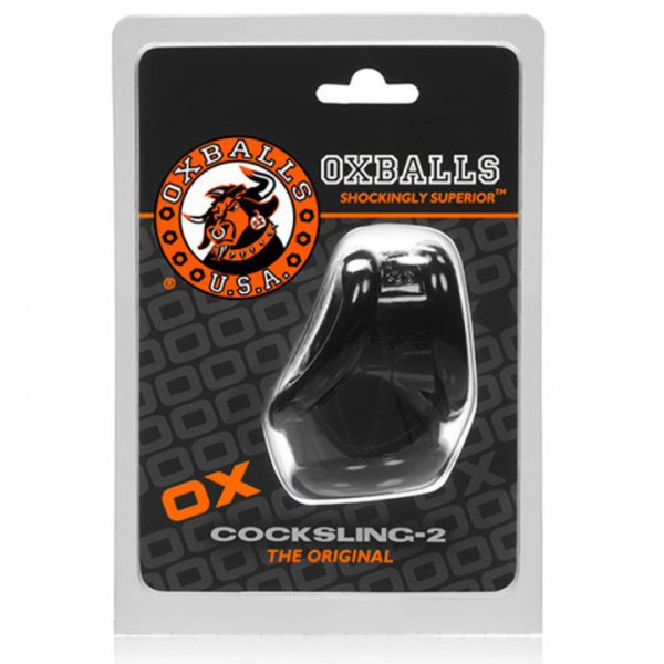 Oxballs X-STRETCH Black Ball Stretching Cock Sling