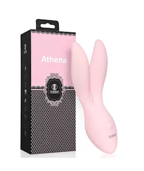 Athena Rabbit Ears Clitoral Vibrator - Pink — image 4 of 4