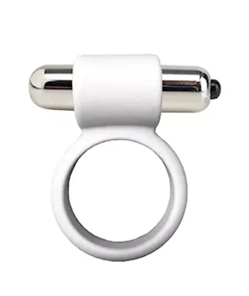 Vibrating Silicone C-ring  - White — image 3 of 3