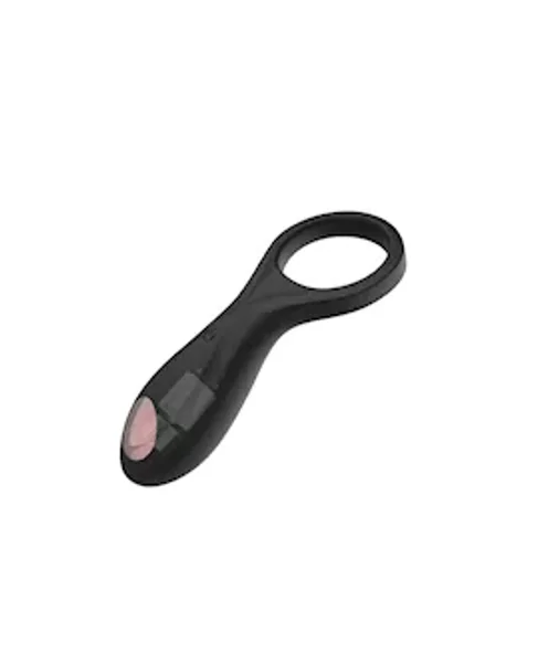 Vibro C-ring With Clitoral Stimulator - Black — image 8 of 10