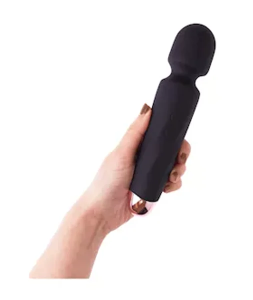 Share Satisfaction Intentions Wand Vibrator - Black - 7.7 Inch — image 4 of 4