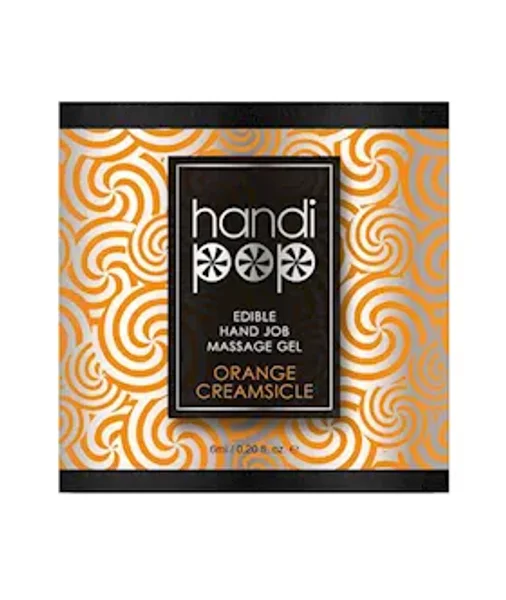 Handipop Hand Job Massage Gel  - Orange - Single — image 2 of 2