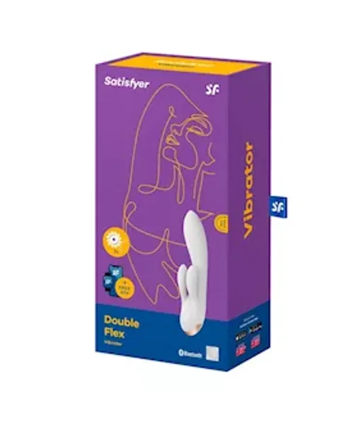 Satisfyer Double Flex - White - 7.9 Inch — image 11 of 11