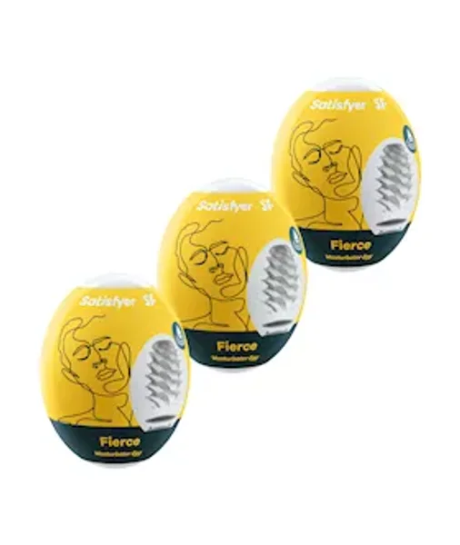 Satisfyer Masturbator Eggs - Set Of 3 - Fierce — image 4 of 4