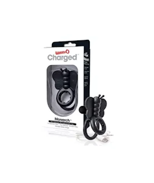 Screamin O Charged Monarch Wearable Butterfly Vibe - Black — image 6 of 6