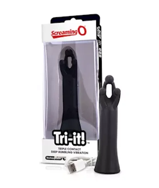 Charged Tri-it Vibrator - Black — image 7 of 12