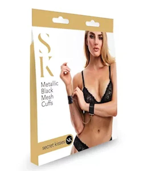 Secret Kisses Mesh Handcuffs — image 4 of 4