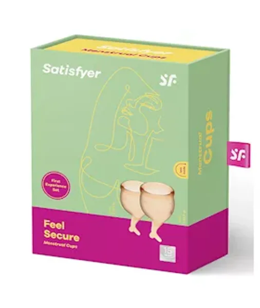 Satisfyer Feel Secure Menstrual Cup - Orange — image 5 of 5