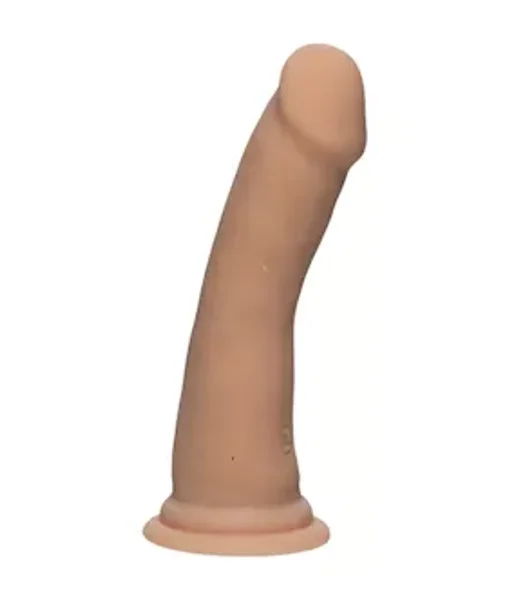 The D - Slim D Dildo - Tan - 6 Inch — image 7 of 8